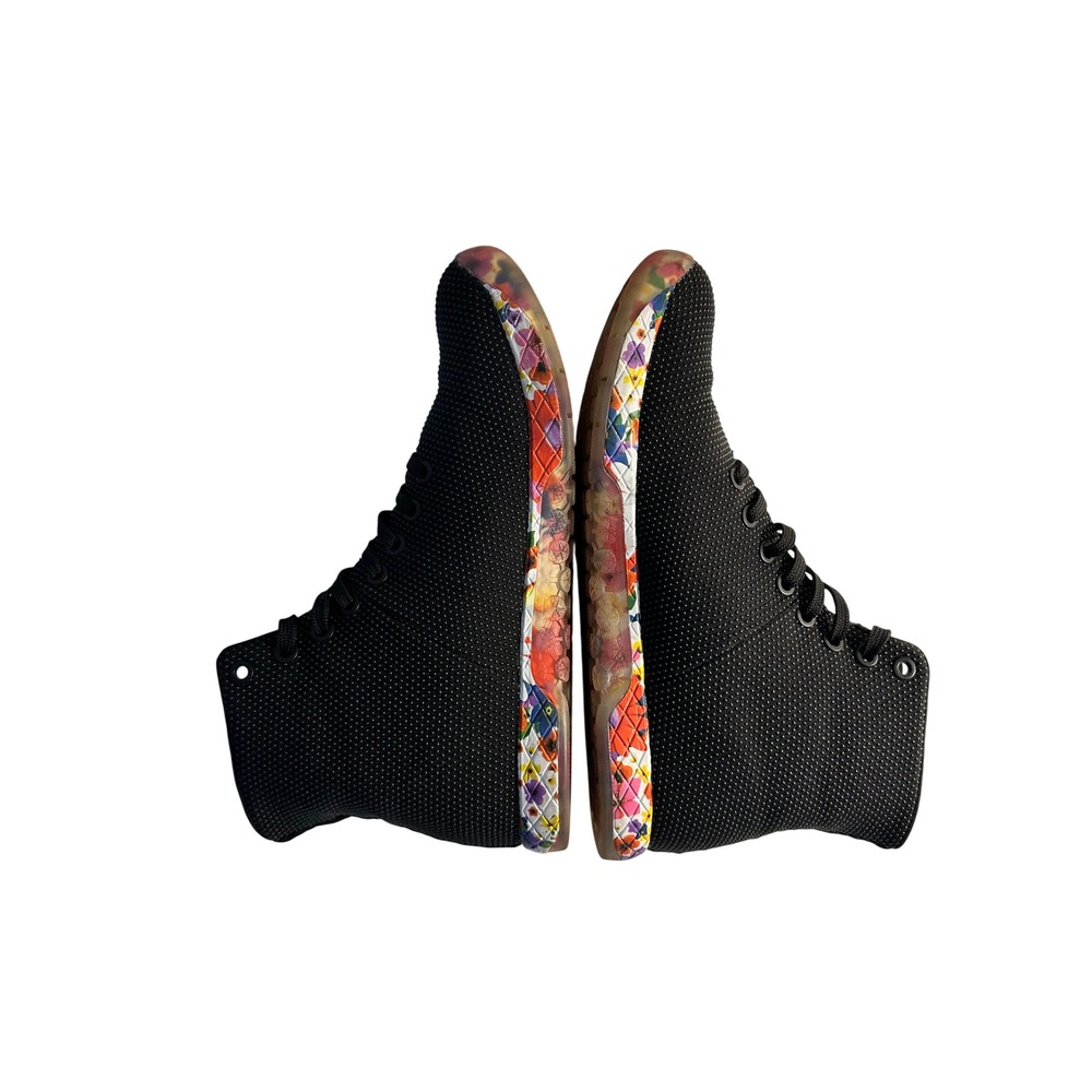 NOBULL Outwork High Top Training Shoe Women's Size  9.5 Black Floral SuperFabric - Picture 8 of 10